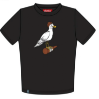 Derbe Herren T-Shirt M-04-TS-Sturmmöwe Farbe jet black 0920 Derbe Herren T-Shirt M-04-TS-Sturmmöwe Farbe jet black 0920
