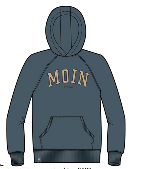 Derbe Moin Herren Hoody Kapuzenpullover Farbe 0160 orion blue Derbe Moin Herren Hoody Kapuzenpullover Farbe 0160 orion blue