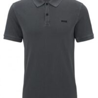 Boss Slim-Fit Poloshirt Prime aus Baumwoll-Piqué Farbe dunkelgrau 022
