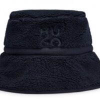Hugo Teddy-Fischerhut Larry-TE mit Stack-Logo schwarz 001 Hugo Teddy-Fischerhut Larry-TE mit Stack-Logo schwarz 001