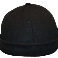David Benedict Matrosen ,Docker-Mütze, Hip-Hop-Schädelkappe, Unisex-Mützen, Randlose Hüte Farbe dunkelblau 040 Kappenumfang 58cm