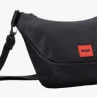 Hugo Unisex Ethon 2.0N_Hobo Umhängetasche_With_Zip, Schwarz 002, Einheitsgröße EU