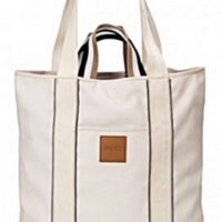 Boss Deva SM EW Tote-LP. aus Baumwollstoff mit Logo beige 055