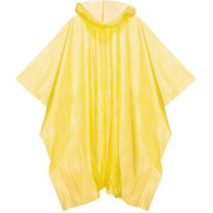 Regenponcho, Gelb Notfallcape zum Radfahren, Wandern Regenschutz Poncho One Size