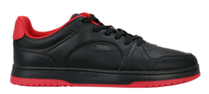 Hugo Sneakers Hadrian_Tenn_pugr aus Kunstleder mit kontrastierenden Details schwarz 006