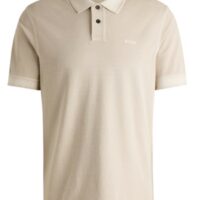 Boss Poloshirt Prime aus Baumwoll-Piqué mit Logo-Print beige 271