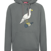 DERBE Herren Sturmmöwe Herren Hoodie Sweatshirt Lava Smoke Grau 0930
